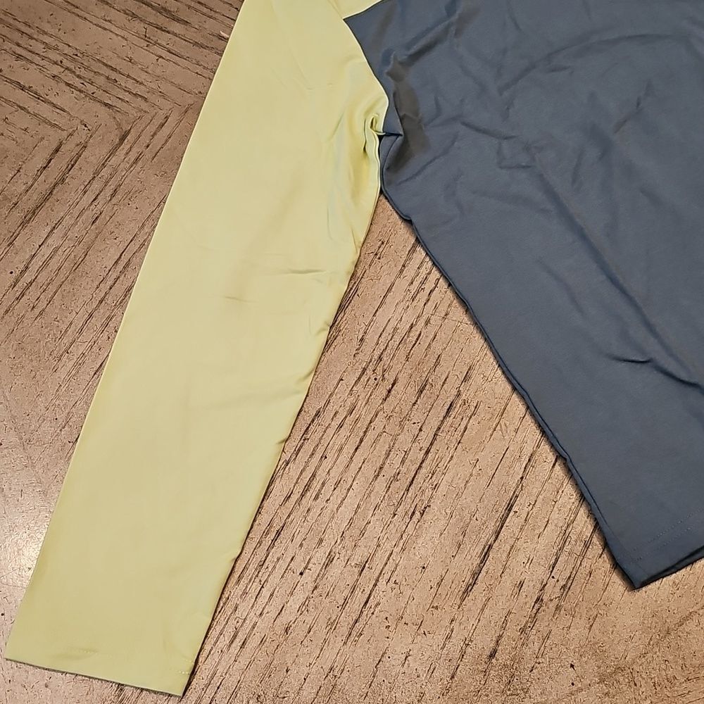 Long Sleeve Lime Green Long Sleeve Shirt Size L NWOT - Picture 3 of 9
